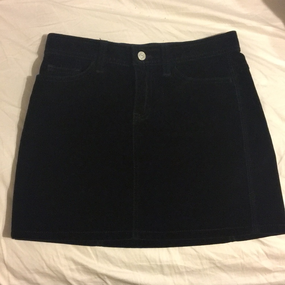 Black Velvet Skirt--Gap